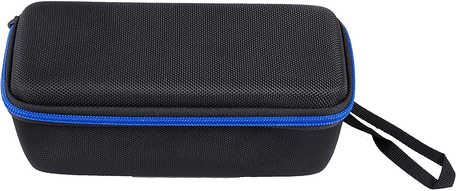 CASEMATIX Durable Hard Protective Case for Sonos Roam Portable Smart Speaker - Shockproof Bluetooth Speaker Cover with Wrist Strap (Black) - Perfect for Travel, Outdoor Adventures & Home Use