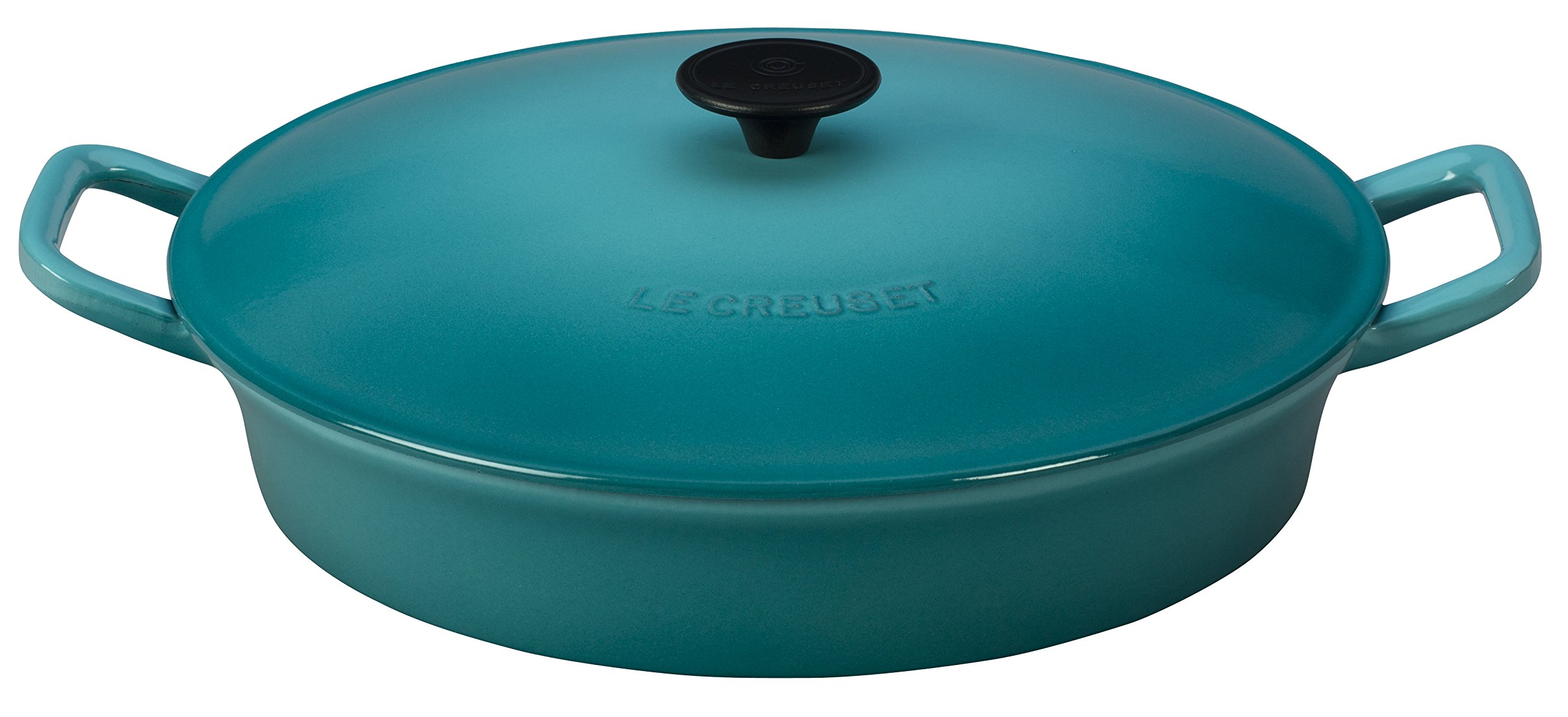 Le Creuset Enameled Cast Iron Dutch Oven 3.75 Quart - Caribbean Blue - Stovetop, Oven & Camping Cookware for Soups, Stews & Bread Baking