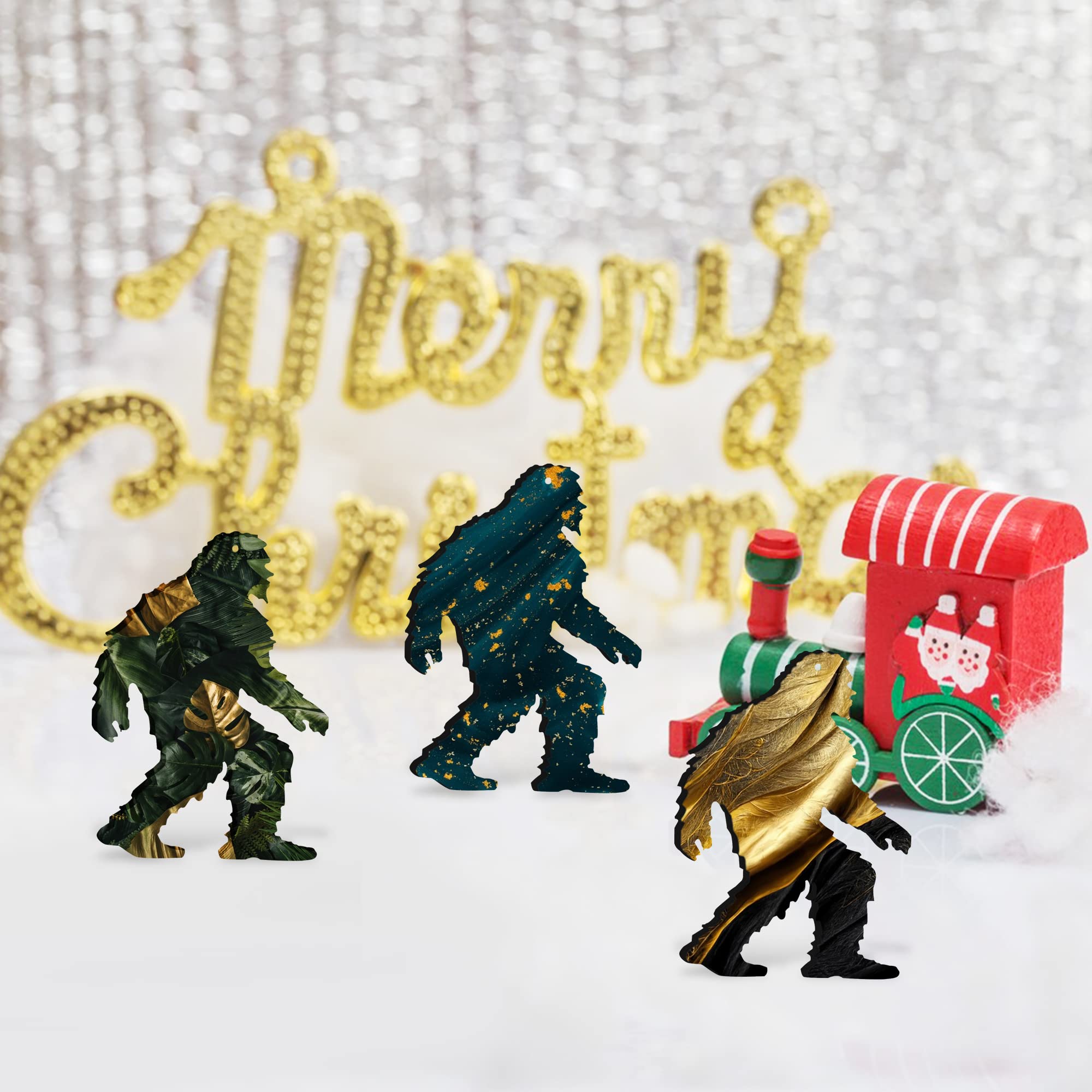Premium Christmas Silicone Molds for Epoxy Resin - Gorilla King Kong Keychain Molds, DIY Car Decor & Holiday Ornaments - Perfect for Resin Crafts, DIY Gifts & Christmas Decorations
