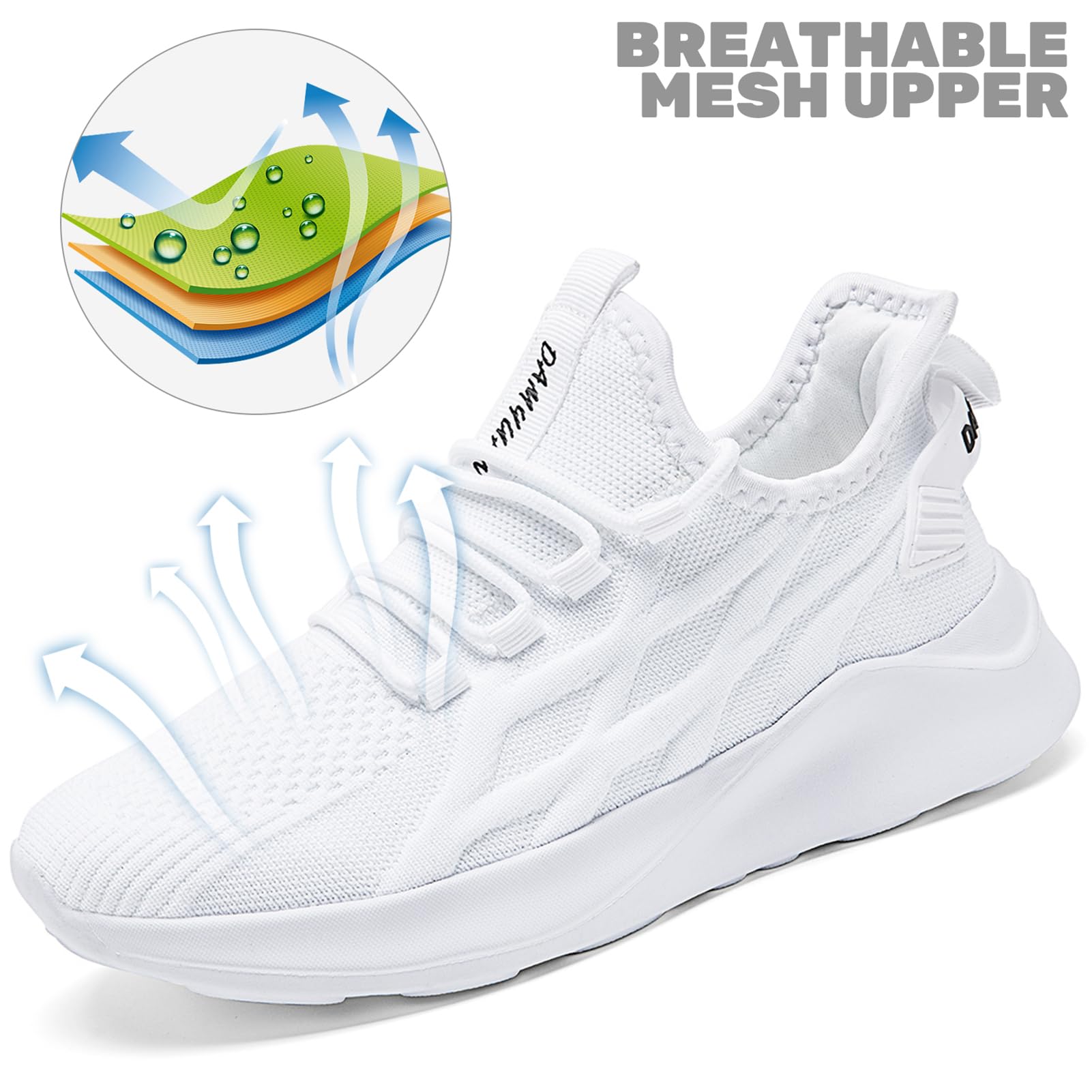 ZMBCYG Women's Running Shoes - Lightweight Slip-On Sneakers for Walking, Gym, Work & Tennis | Comfortable Casual Sports Shoes for Women | Perfect for Workouts, Jogging & Daily Wear