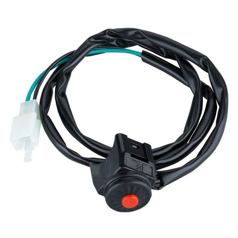 Kill Switch Stop Switch Horn Button for Motorcycle ATV Pit Dirt Bike - Emergency Engine Cut Off & Safety Control - Perfect for Off-Road, Racing & Trail Riding