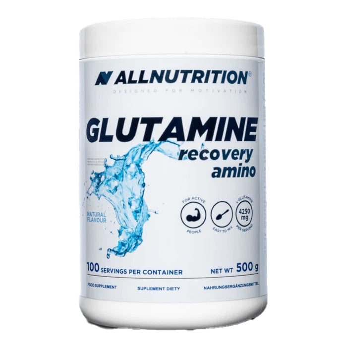 Allnutrition Glutamine Recovery Amino Supplement - 500g Powder for Muscle Recovery & Post-Workout | Natural Amino Acid for Athletes & Fitness Enthusiasts - Ideal for Gym, Bodybuilding & Sports Performance
