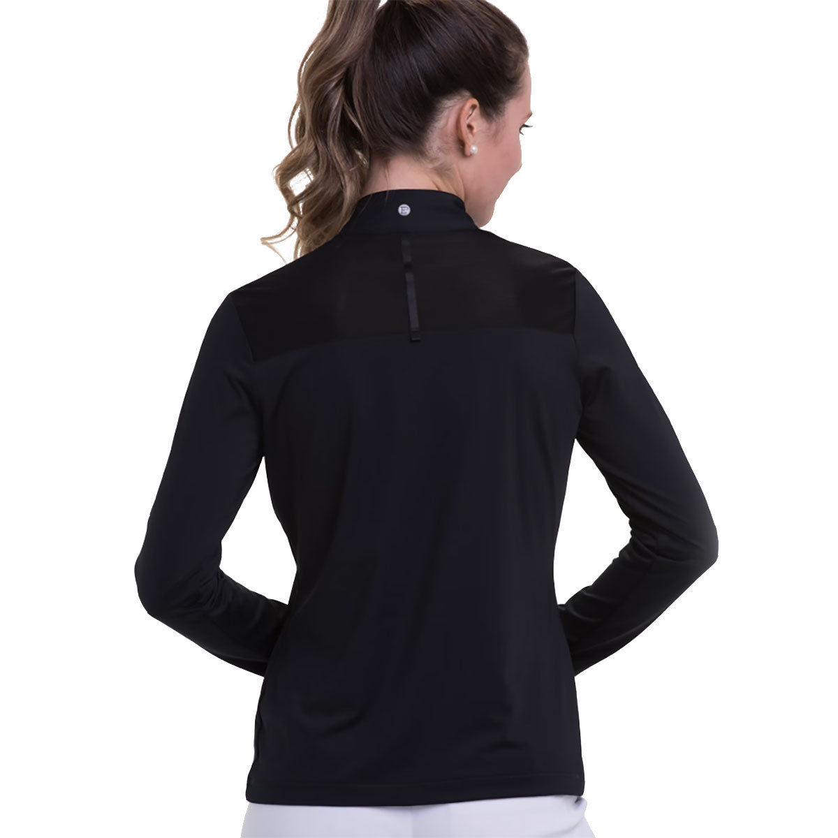 EP New York Women's Zip Mock Long Sleeve Golf Pullover - Stylish & Comfortable for Golf, Workout & Casual Wear