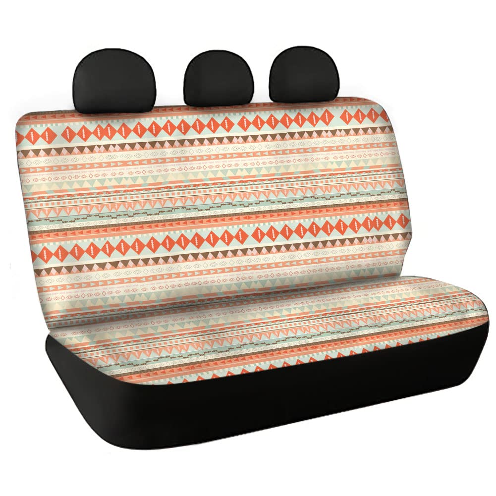 Aztec Car Seat Cushion Set - 11pcs Universal Accessories for Comfort & Style
