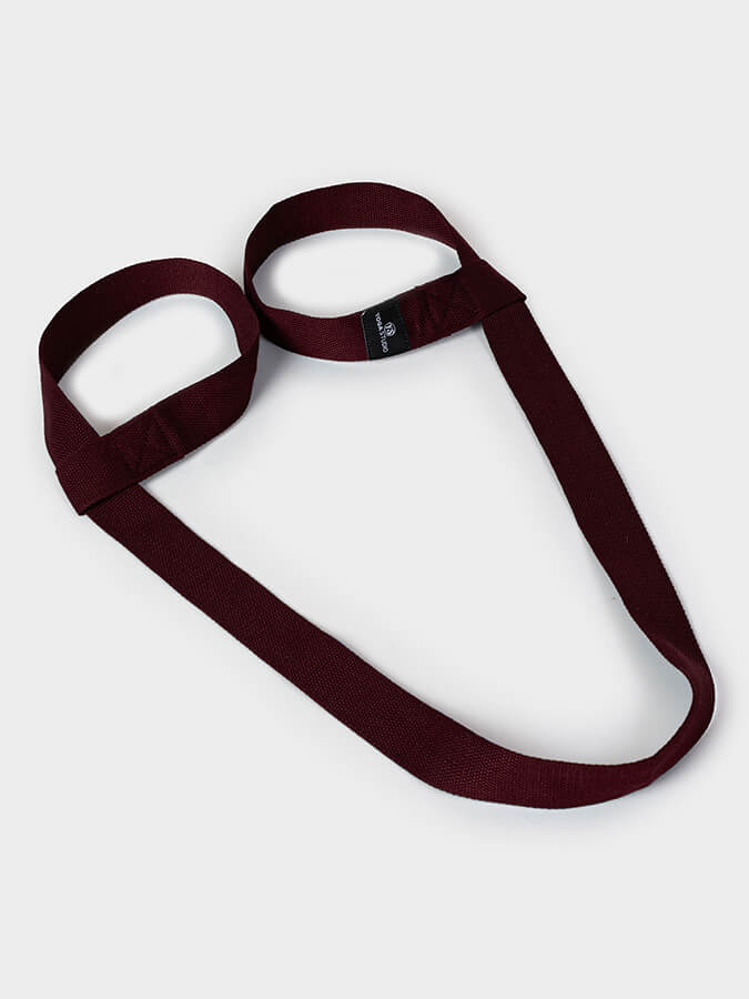 Organic Cotton Yoga Mat Strap Carrier for Yoga Studio - Premium Yoga Mat Holder with Adjustable Shoulder Strap - Perfect for Yoga Class, Gym, Travel & Outdoor Workouts