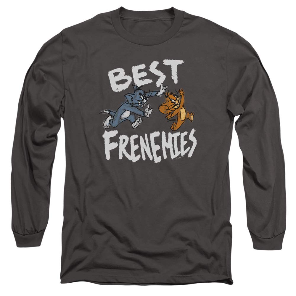 Tom and Jerry Best Frenemies Unisex Long-Sleeve T-Shirt | Official Movie Merchandise | Casual Wear & Gift for Fans