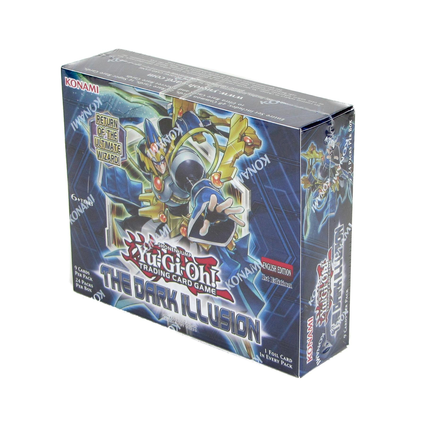 Yu-Gi-Oh! The Dark Illusion Booster Box - 24 Packs (9 Cards Each) | Sealed Collectible Trading Cards for Tournaments & Game Nights