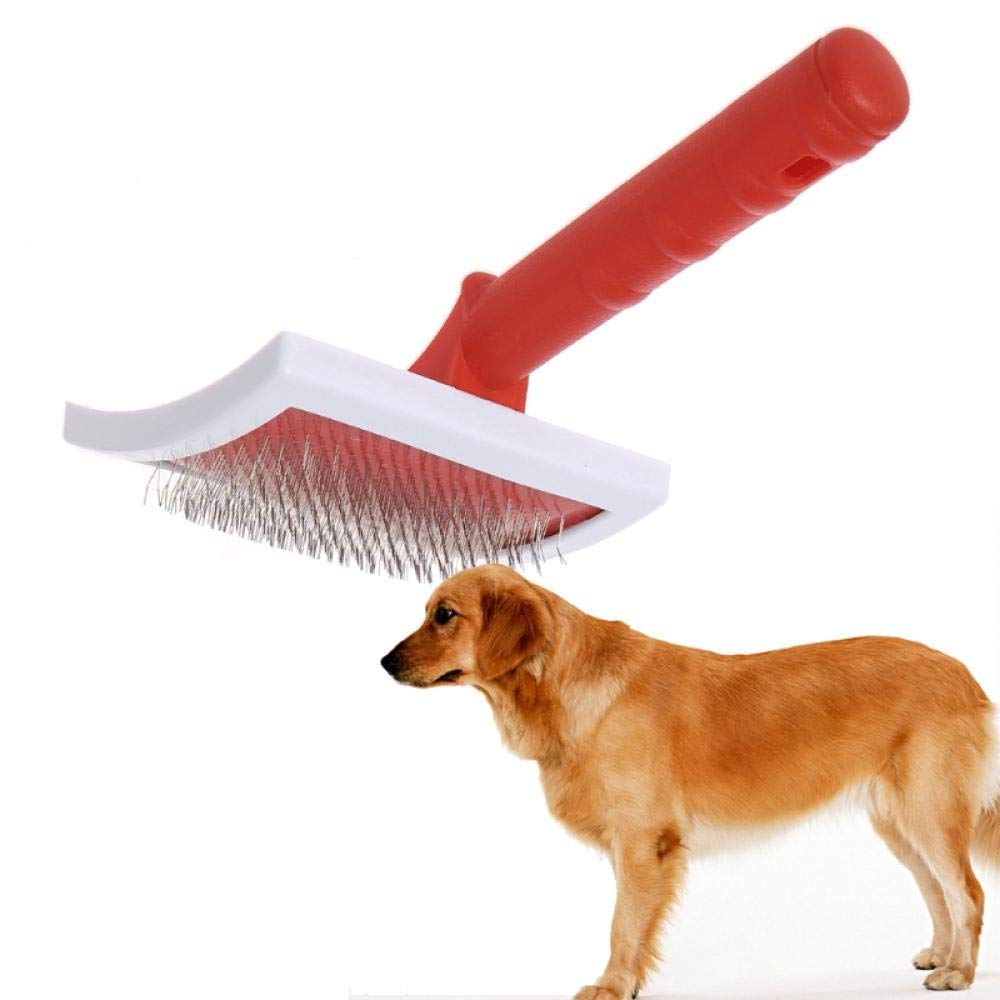 Premium Pet Grooming Brush for Dogs & Cats - 2 Pack Slicker Comb for Shedding, Detangling & Hair Removal - Ideal for Long & Short Haired Pets - Perfect for Home Grooming & Professional Use