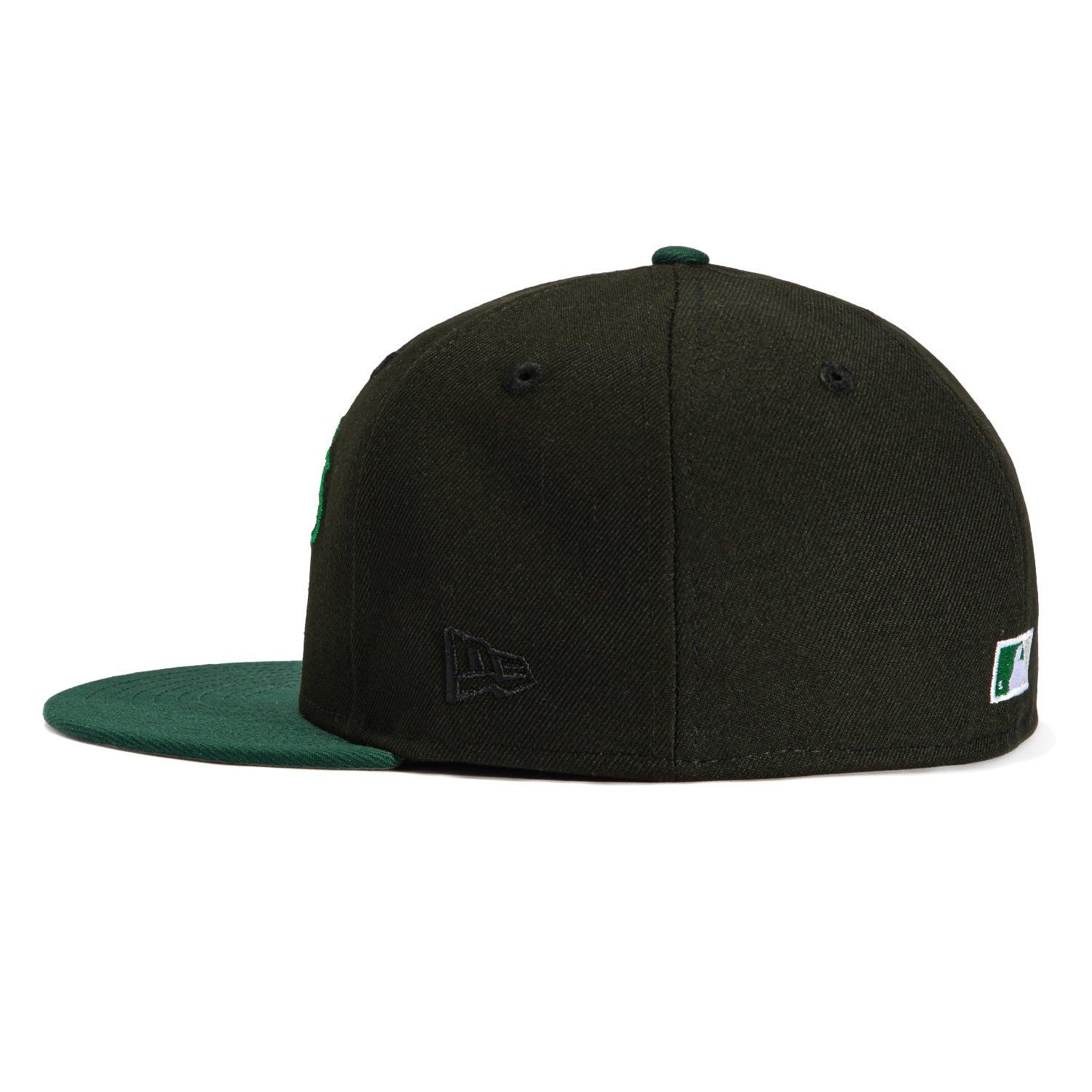 New Era 59Fifty Los Angeles Dodgers 40th Anniversary Snapback Hat with Stadium Patch - Black & Green | Official MLB Licensed Baseball Cap for Men & Women - Perfect for Games, Fan Gear & Streetwear Fashion
