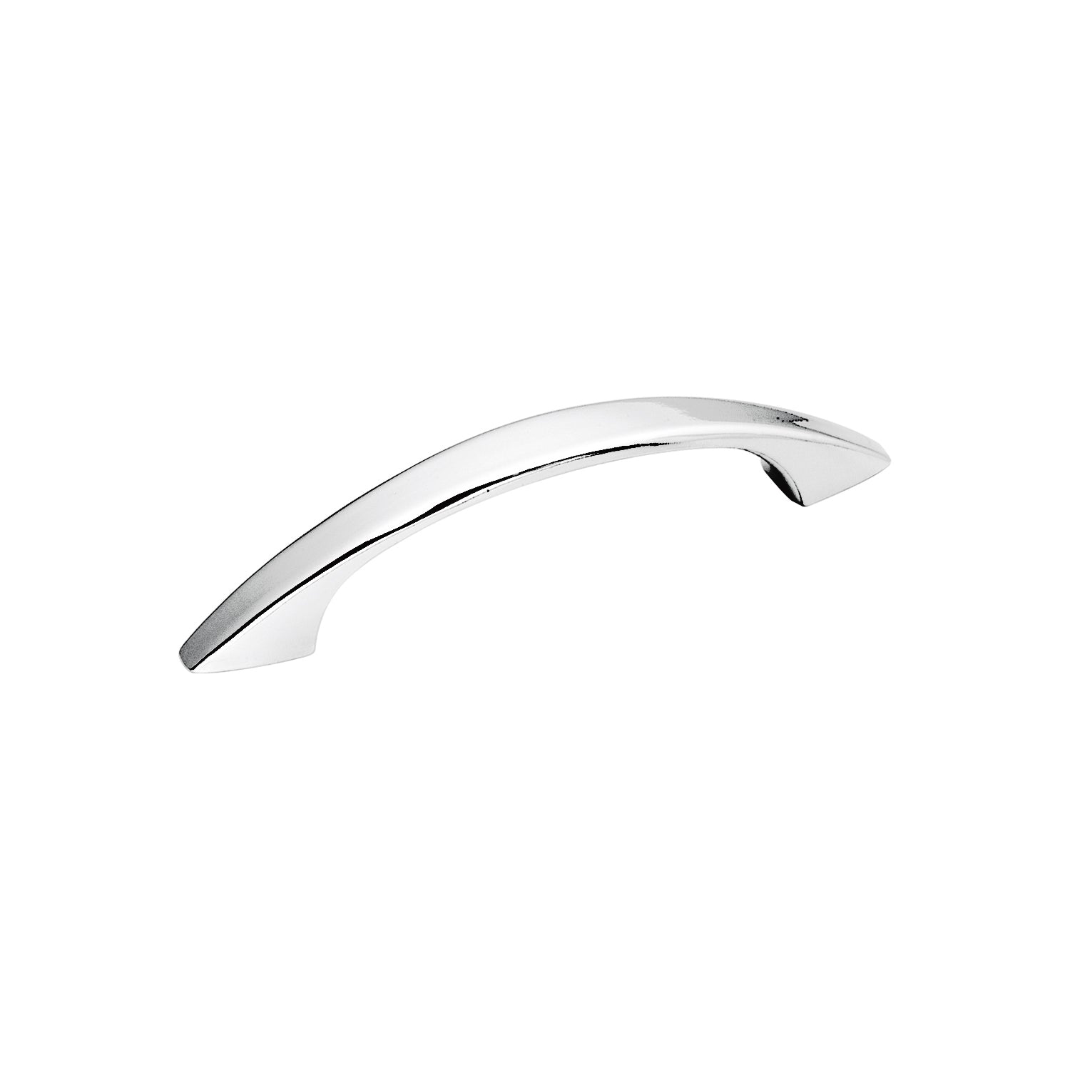 3 Inch Center to Center Chrome Finish Cabinet Pull - Modern Metropolis Design for Kitchen & Bathroom Cabinets, Drawers, and Furniture Hardware