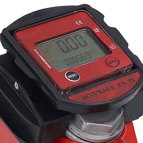 1in BSP Automatic Fueling Nozzle with Auto Shut Off - Aluminum Alloy Digital Meter for Gasoline/Diesel Fuel Transfer - Perfect for Gas Stations, Farms & Industrial Use