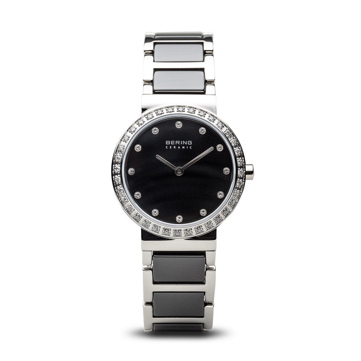 BERING Women's Ceramic Watch - Stainless Steel Strap, Sapphire Crystal for Elegant Style