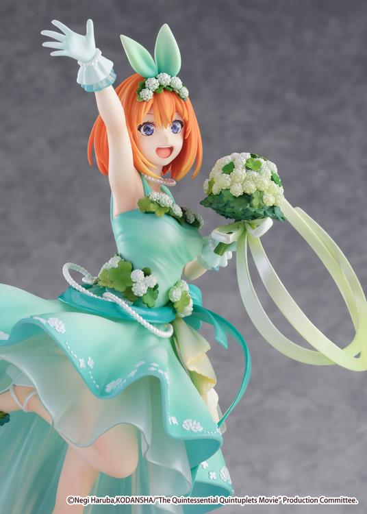 EStream Shibuya Scramble 1/7 Scale Figure - The Quintessential Quintuplets Movie Yotsuba Nakano (Floral Dress Ver.) Anime Collectible Statue for Display & Home Decoration