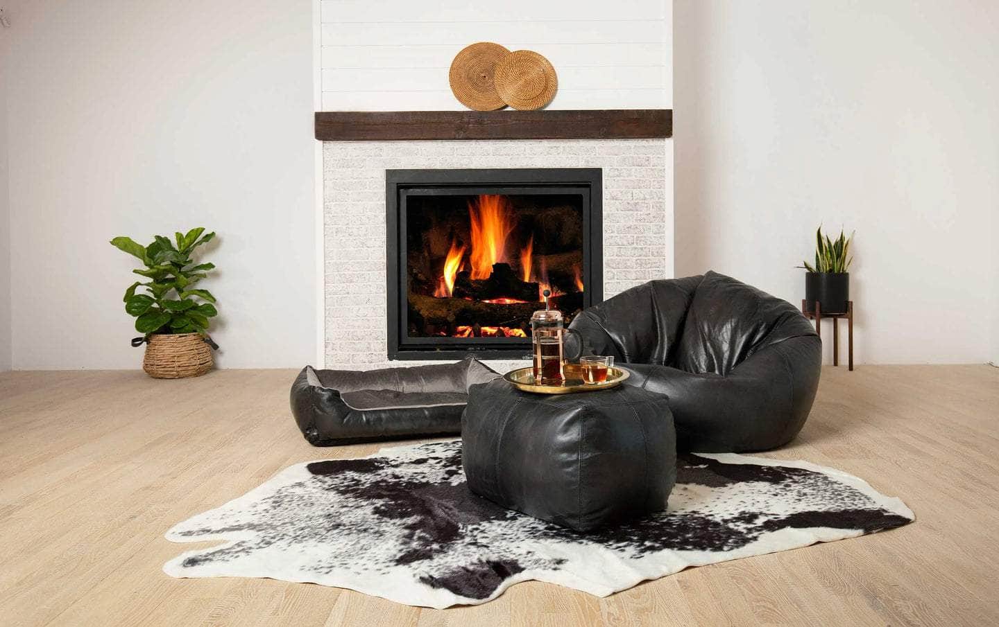 Big Pear Leather Bean Bag Chair - 5 Stylish Colors for Ultimate Comfort | Perfect for Living Room, Bedroom & Game Room Relaxation