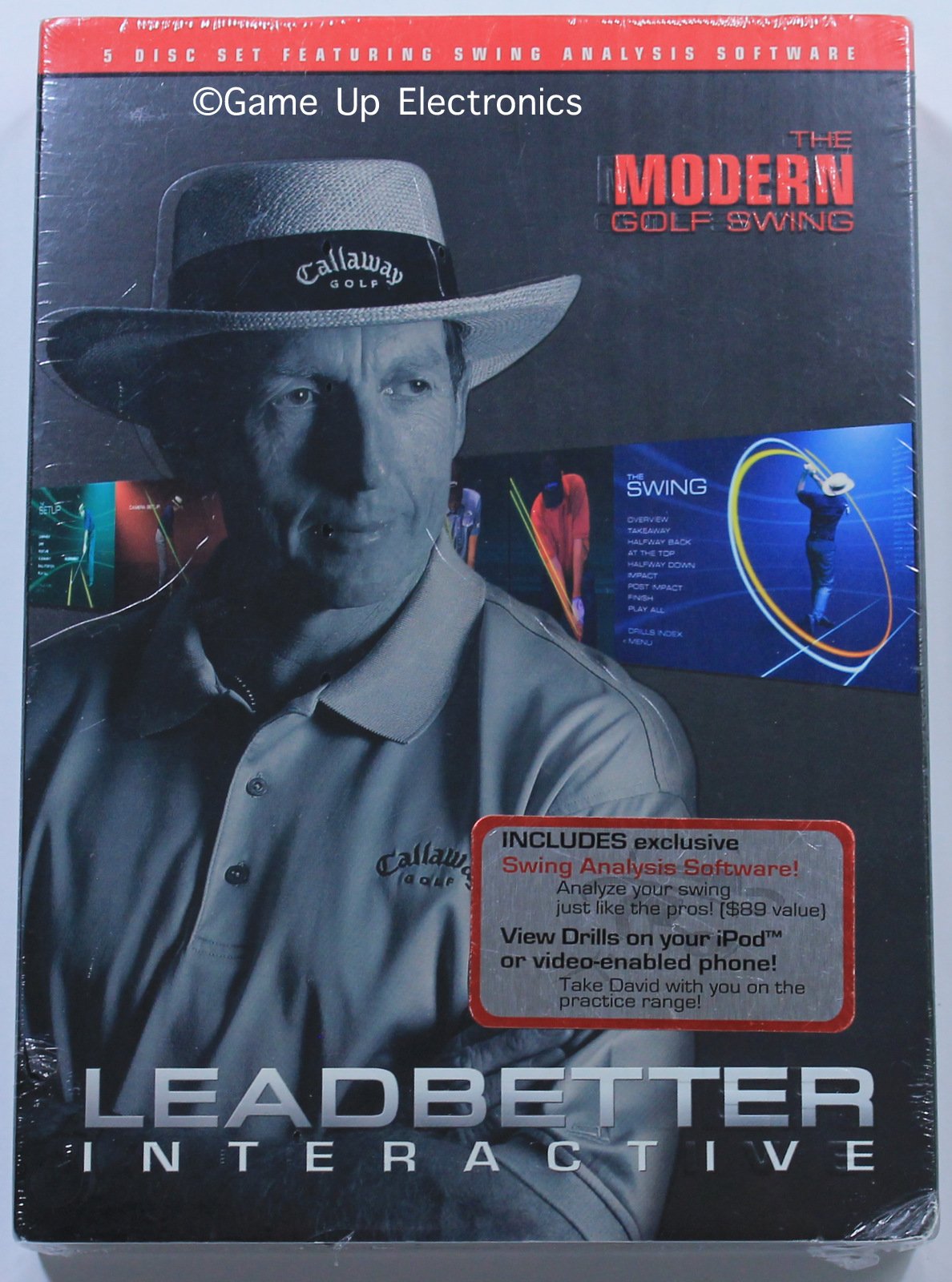 Leadbetter Interactive Golf Training DVD Box Set - Improve Your Swing & Short Game | Perfect for Home Practice & Golf Enthusiasts