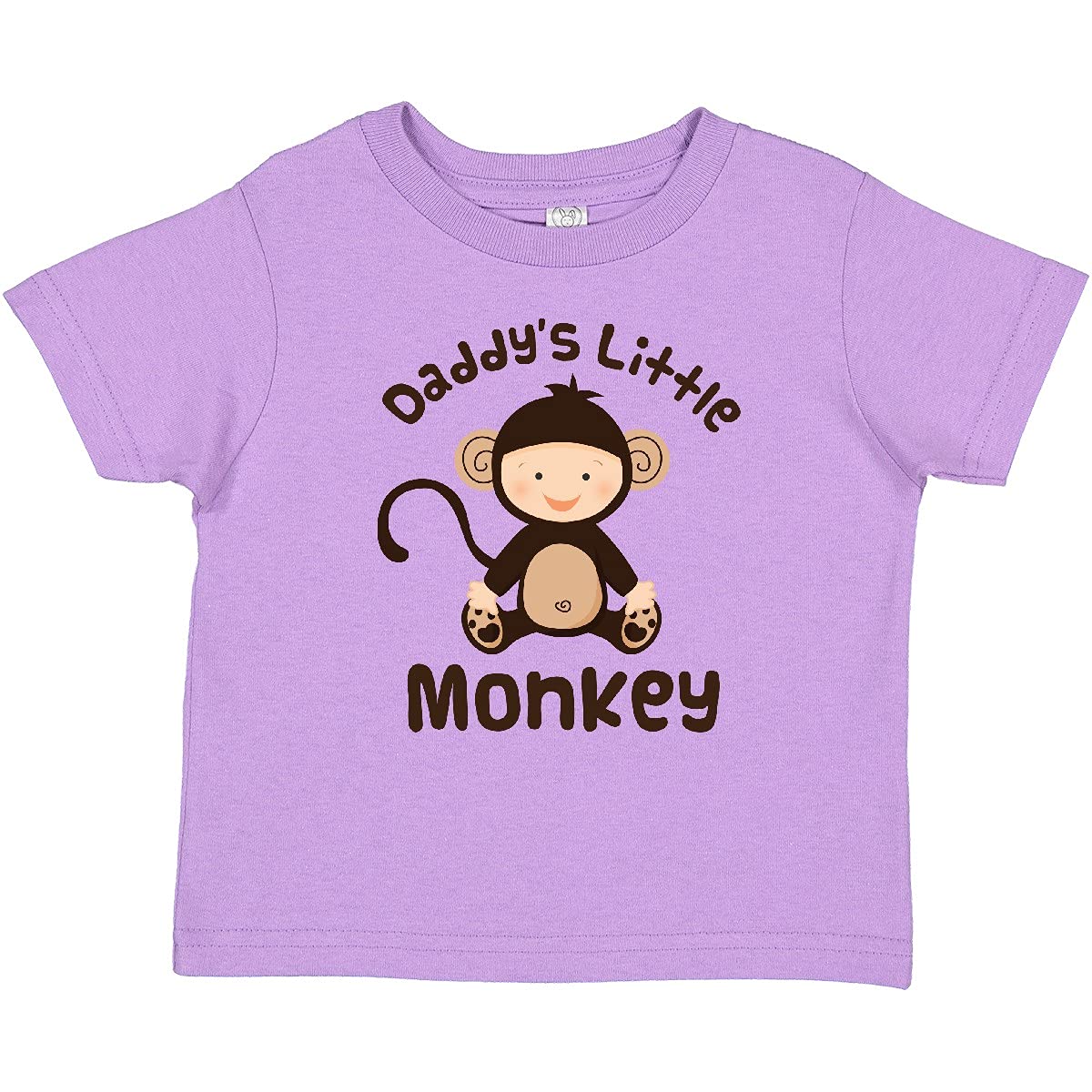 Inktastic Daddy's Little Monkey Baby T-Shirt - Cute Cotton Toddler Tee for Boys & Girls - Perfect for Playdates, Family Photos & Everyday Outfits