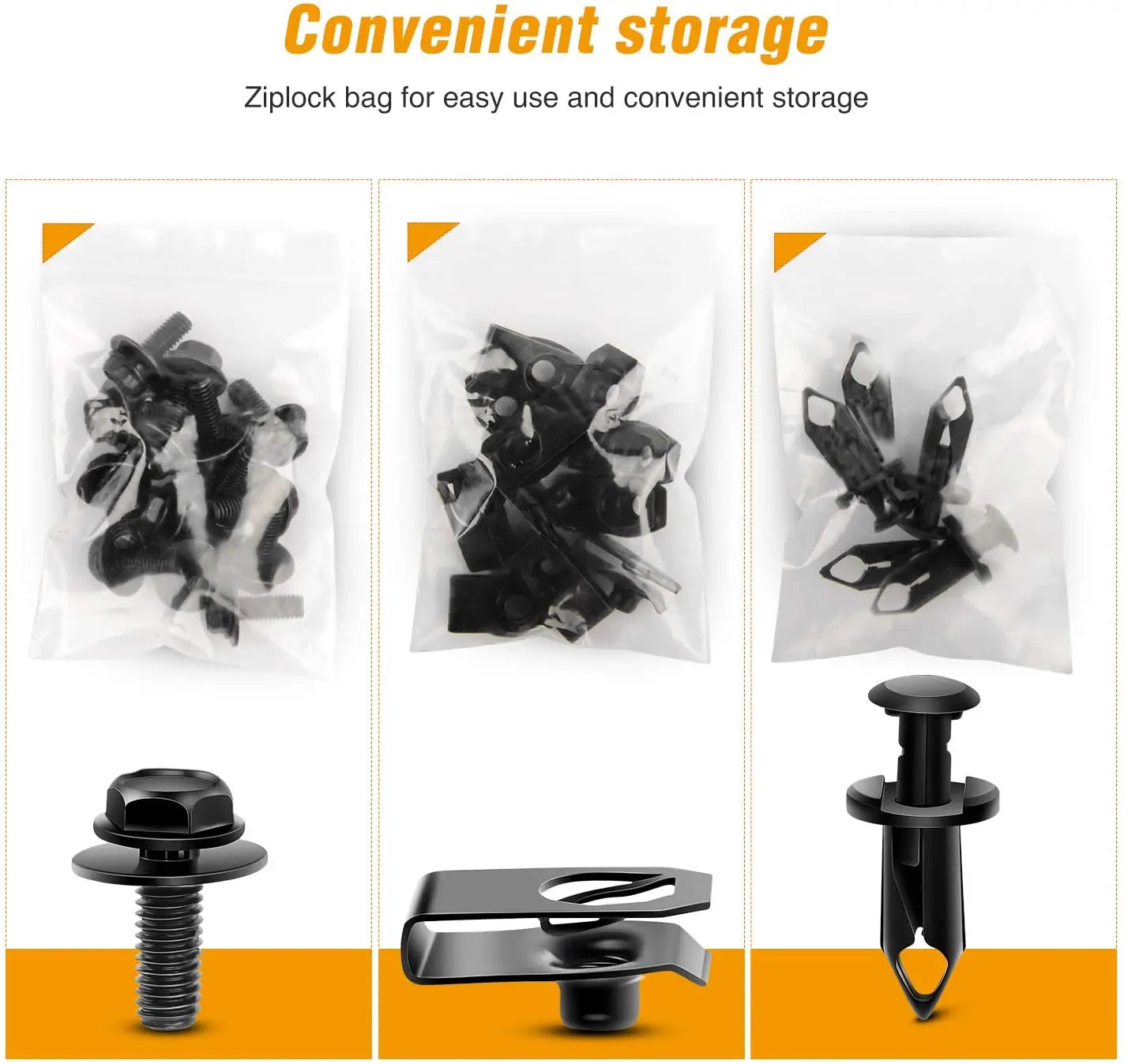 Nilight GRC 70 35PCS Car Engine Under Cover Splash Shield Guard Kit with Body Bolts, Bumper Fender Liner Push Retainer Fastener Rivet Clips - Perfect for Automotive Repair, Maintenance & DIY Projects