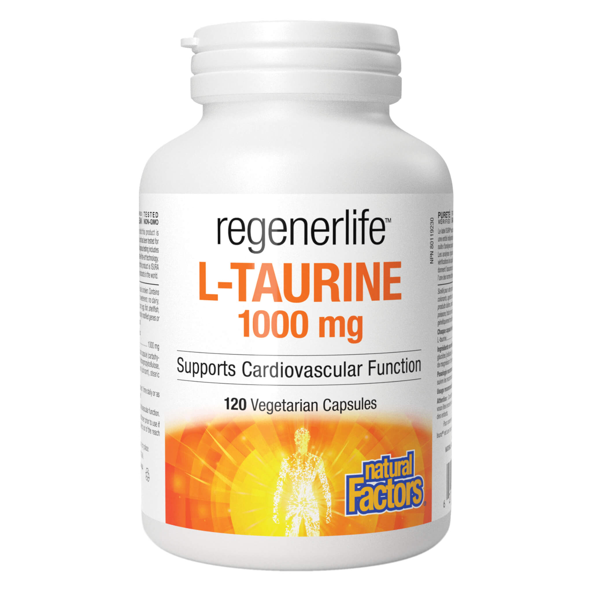 RegenerLife L-Taurine 1000mg Supplement - Supports Heart Health, Energy & Exercise Performance - Ideal for Athletes, Fitness Enthusiasts & Stress Relief