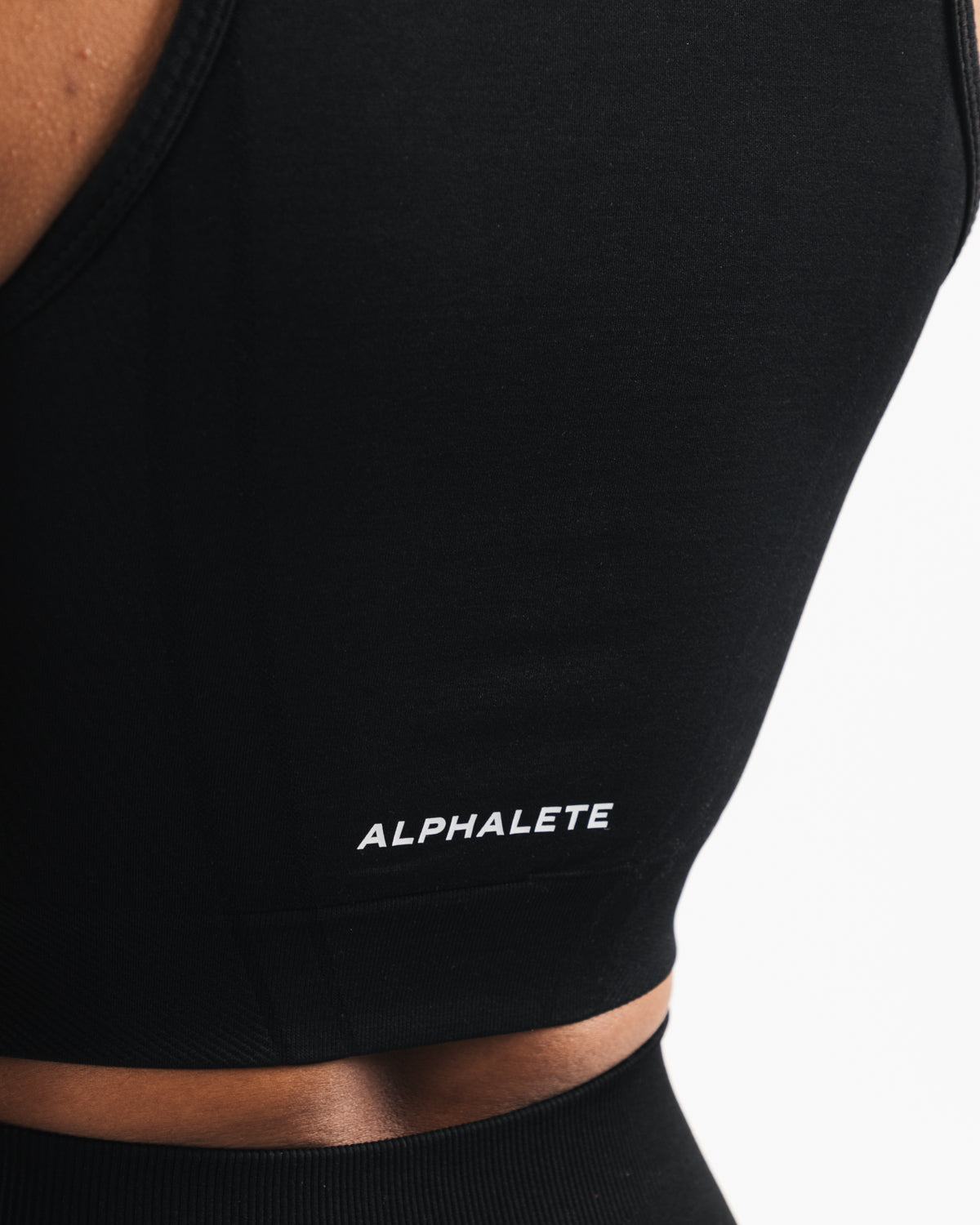 Stratus Crop Tank Top for Women - Black - Perfect for Yoga, Running & Casual Wear