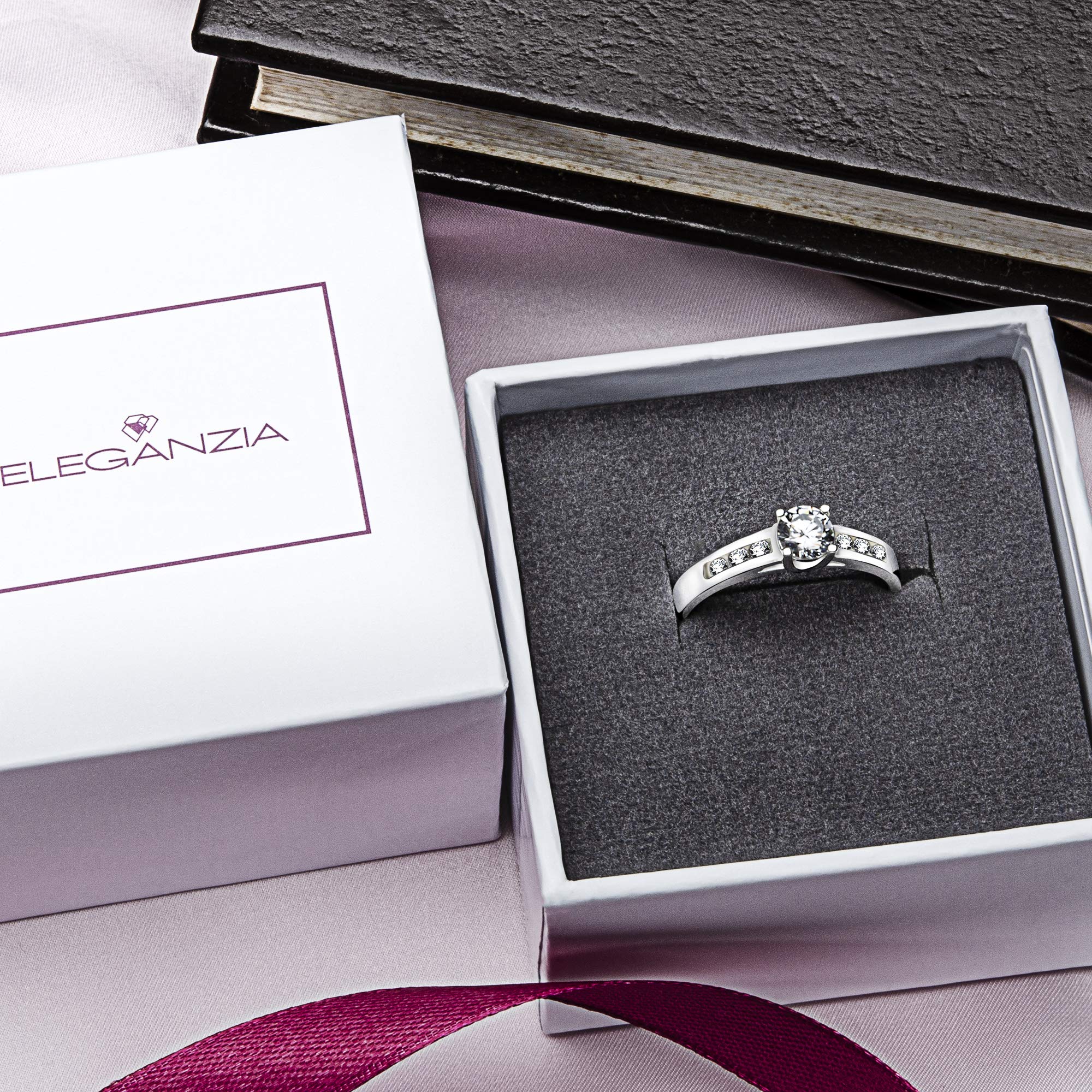 Sterling Silver Promise & Engagement Rings for Women - Wedding Band Jewelry for Couples & Mothers