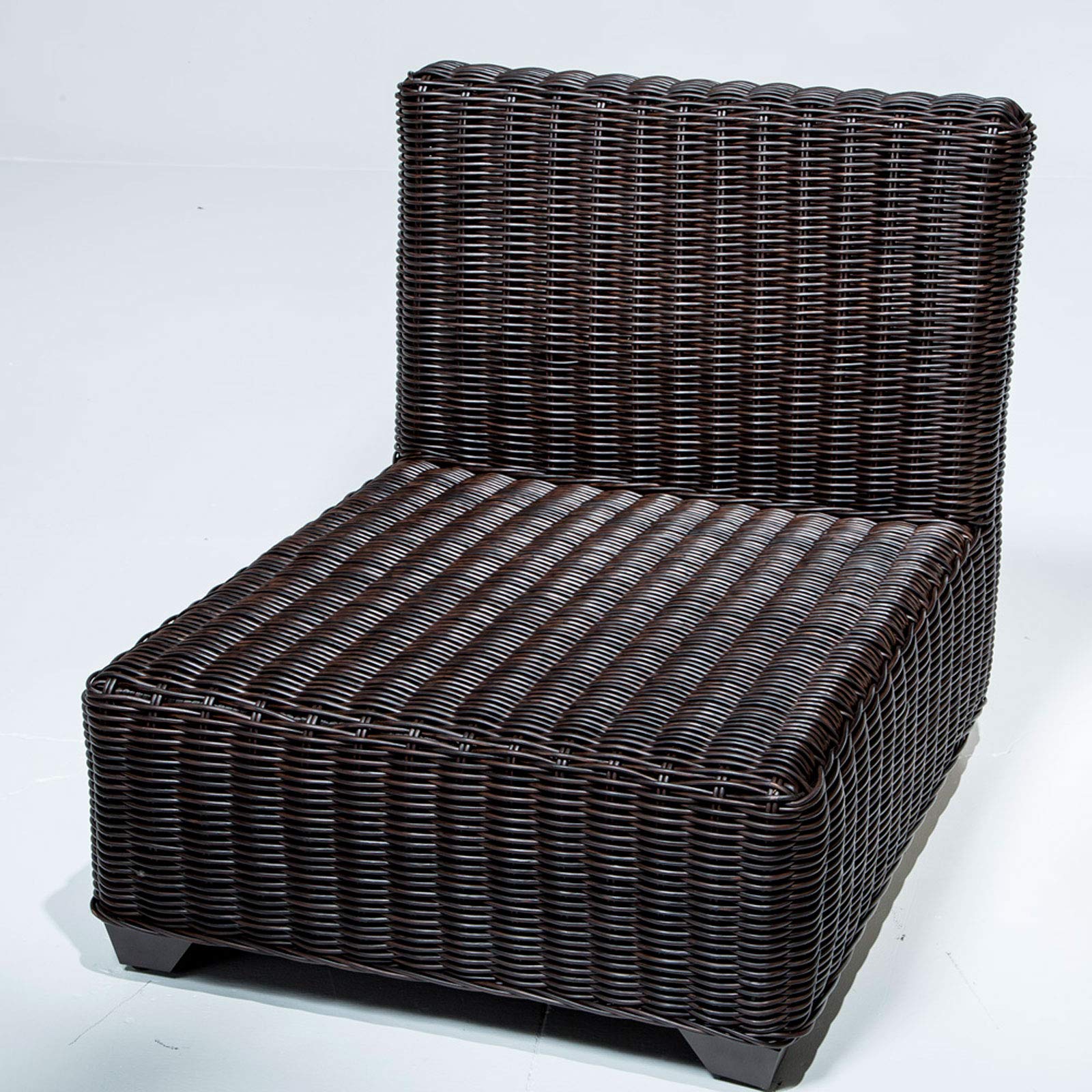 TK Classics VENICE-07a-NAVY 7-Piece Outdoor Wicker Patio Furniture Set in Navy Blue - Perfect for Backyard, Poolside, Garden & Patio Relaxation