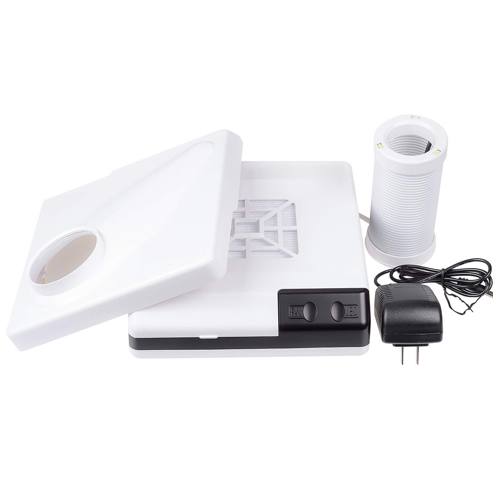 60W Desktop Vacuum Cleaner for Dental Lab - Portable Dust Collector & Suction Extractor | Perfect for Jewelry Making, Electronics Repair & Small Workshop Cleaning