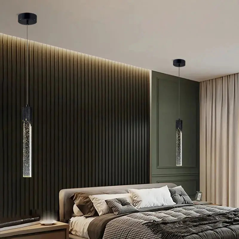 Modern Bridget Bedroom Pendant Lights - Elegant Hanging Ceiling Fixture for Bedroom, Living Room & Dining Room - Perfect for Home Decor, Apartment Lighting & Interior Design