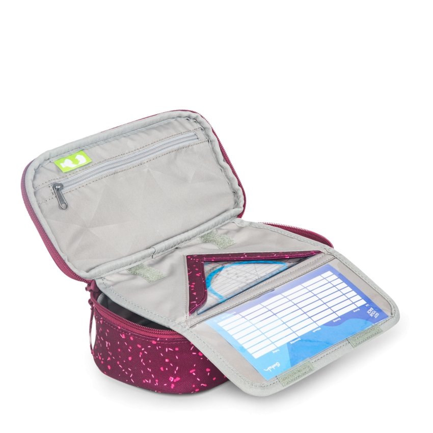 Premium Satch Pencil Case - Nordic Rose Floral Design School & Office Supplies Organizer for Students, Artists & Professionals | Perfect for Classroom, Work & Travel