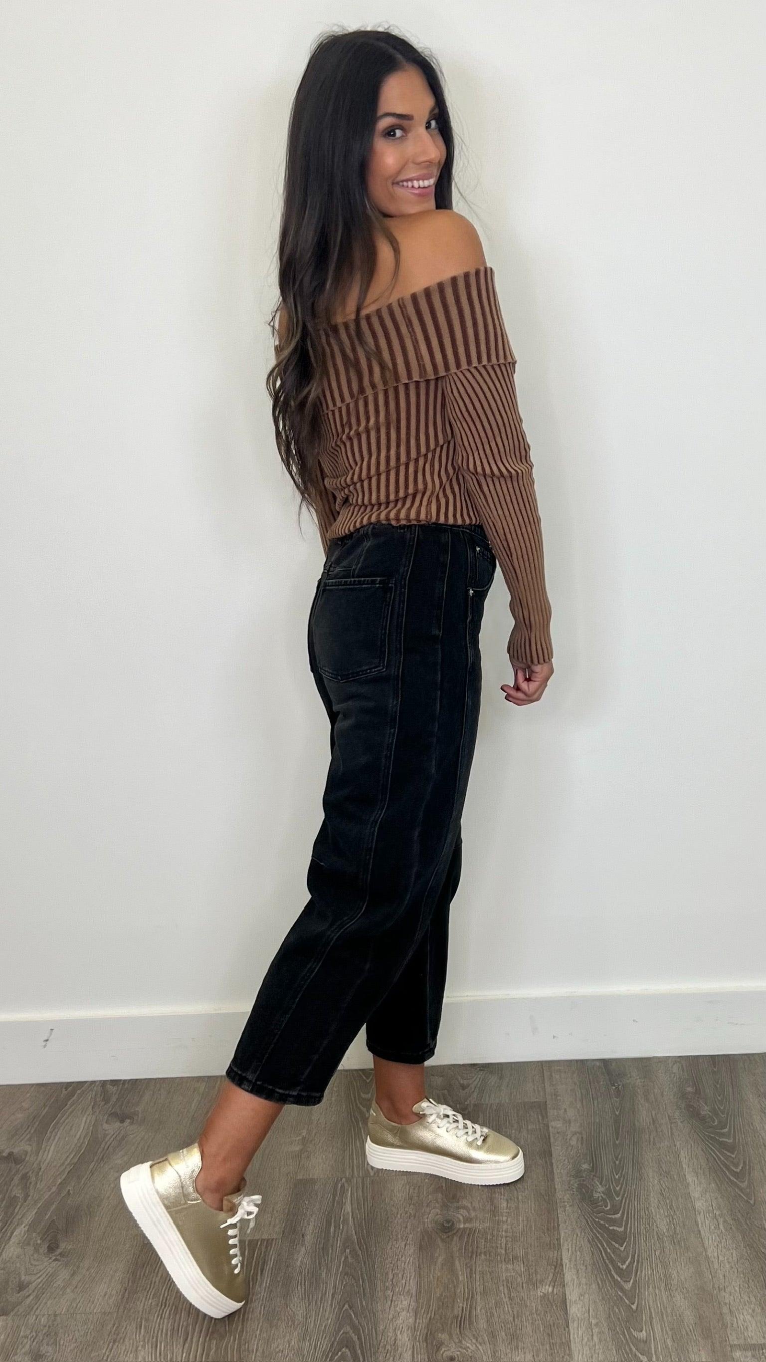 Annika Women's Chestnut Brown Casual Tops - Perfect for Work, Date Night & Everyday Wear