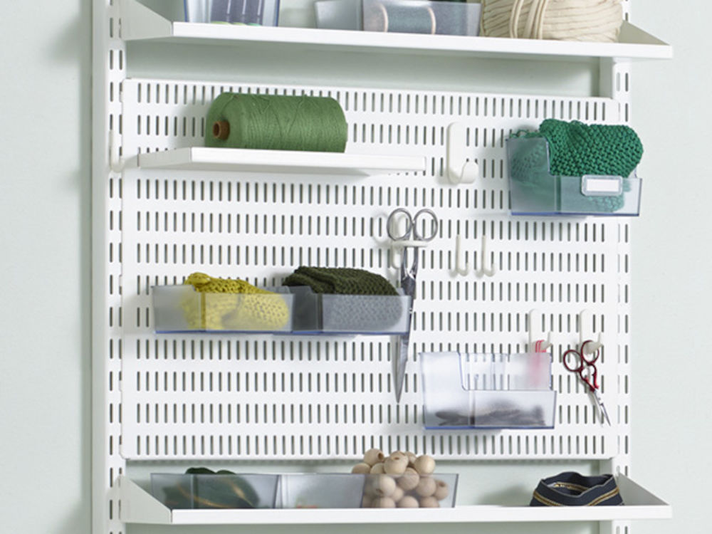 Translucent Peg Board Boxes - Various Sizes for Organizing Tools, Craft Supplies & Small Parts | Perfect for Garages, Workshops & Craft Rooms