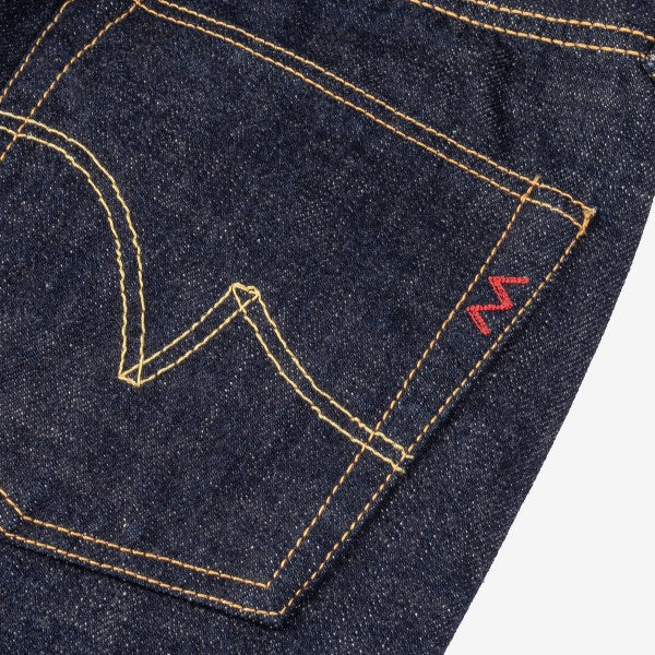IH 555S 18oz Vintage Selvedge Denim Super Slim Cut Jeans for Men - Indigo Raw Denim, High-Quality Japanese Selvedge, Skinny Fit - Perfect for Casual Wear, Street Style & Vintage Fashion