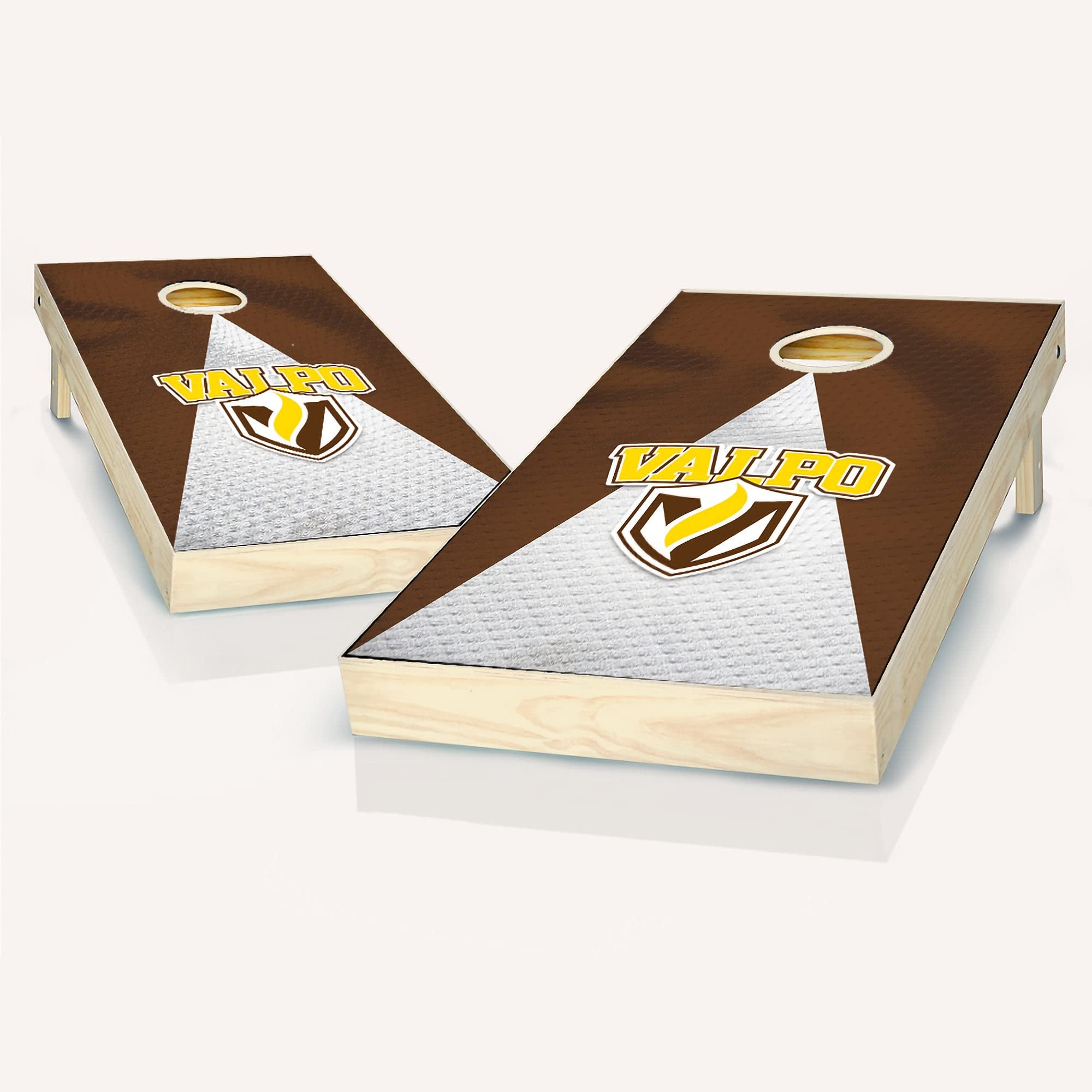 Premium Valpo Jersey Cornhole Game Set - 2 Wooden Boards & 8 Bean Bags for Outdoor Fun - Perfect for Backyard Parties, Tailgating, and Family Gatherings