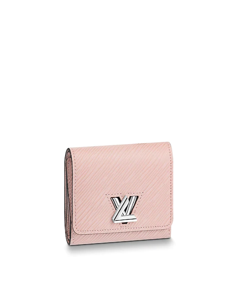 LV Twist XS Wallet in Rose Ballerine - Compact Luxury Wallet for Women, Perfect for Everyday Use & Special Occasions