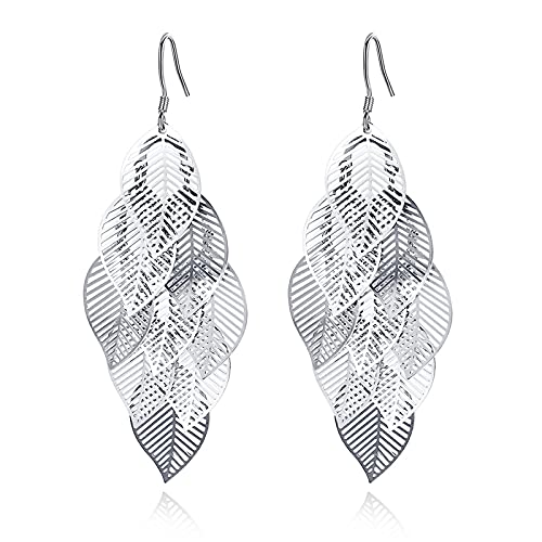 Silver Layered Leaf