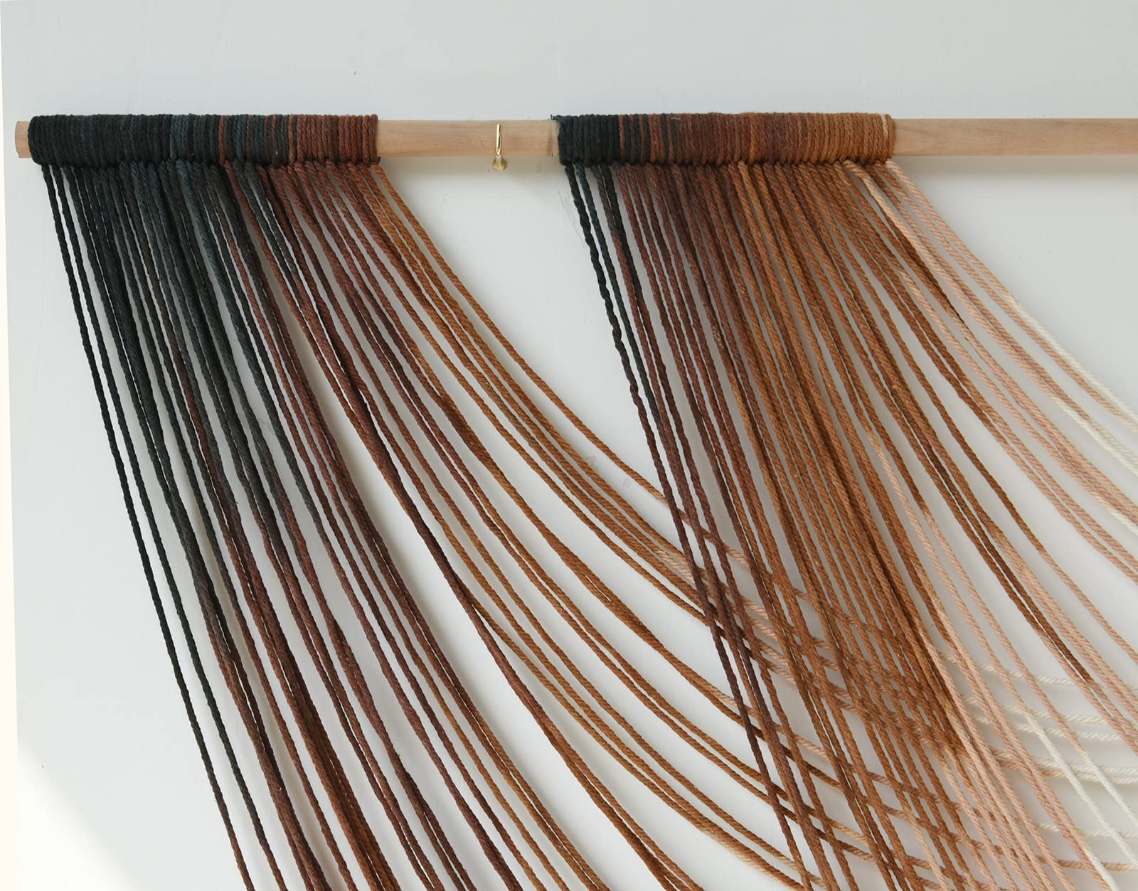 Handwoven Macrame Wall Hanging - Large Boho Yarn Tapestry (59