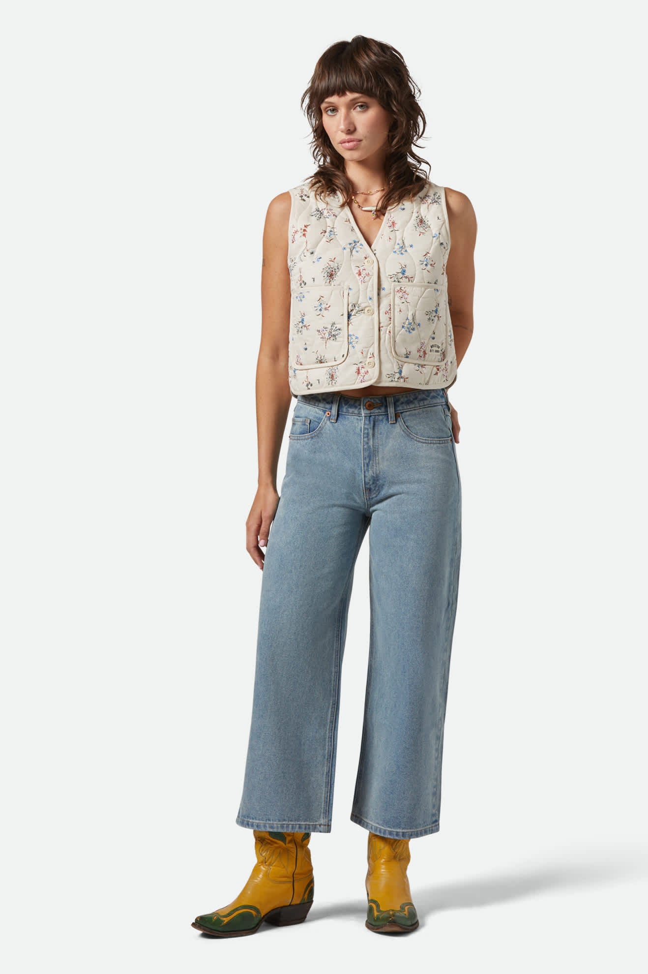 Margo Cropped 5 Pocket Pants for Women - Light Denim Jeans | High Waist Slim Fit Stretch Comfortable Pants | Perfect for Casual Wear, Work & Travel