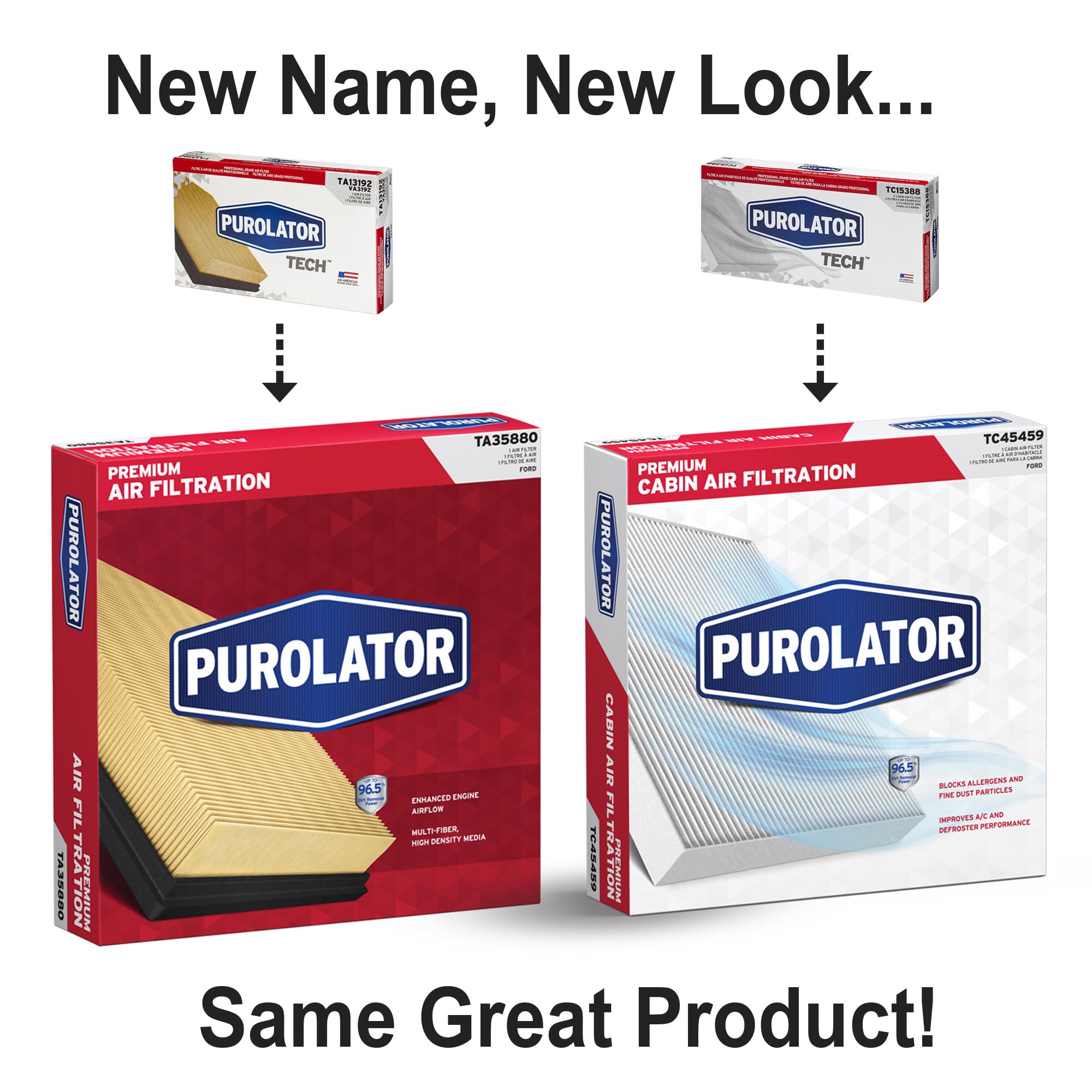 Purolator TA31440 PurolatorTECH High Performance Air Filter for Cars, Trucks & SUVs - Improved Engine Protection & Fuel Efficiency | Perfect for Daily Commuting & Off-Road Adventures
