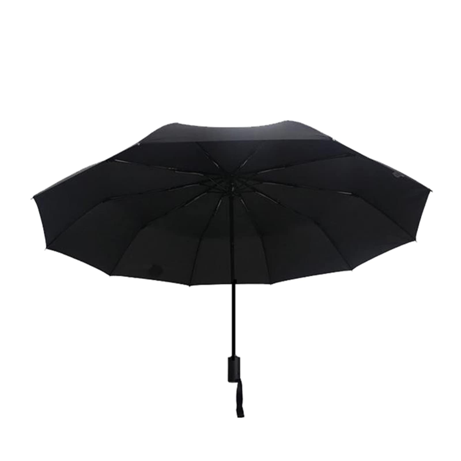 Windproof & UV Protection Automatic Folding Umbrella - Black Stainless Steel Portable Compact Travel Umbrella for Men & Women - Perfect for Rainy Days, Sunny Outings & Outdoor Activities