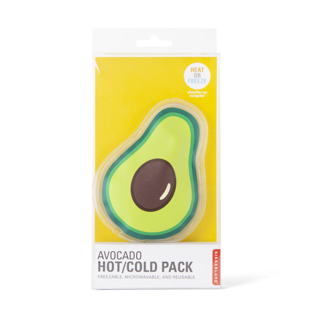 Natural Avocado-Shaped Hot & Cold Therapy Pack for Pain Relief - Perfect for Headaches, Muscle Soreness, and Post-Workout Recovery