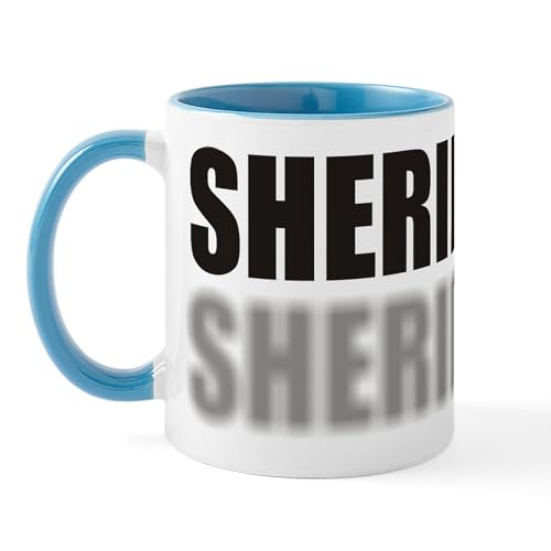 White/Blue Inside - SHERIFF Mug