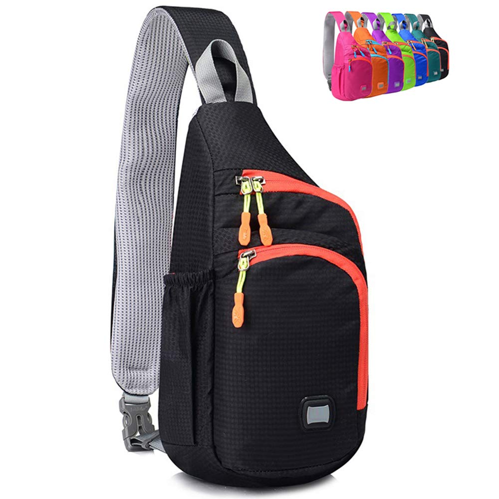 Waterproof Unisex Sling Backpack - Lightweight Crossbody Shoulder Bag for Travel, Hiking & Daily Use | Durable Small Chest Daypack for Men & Women