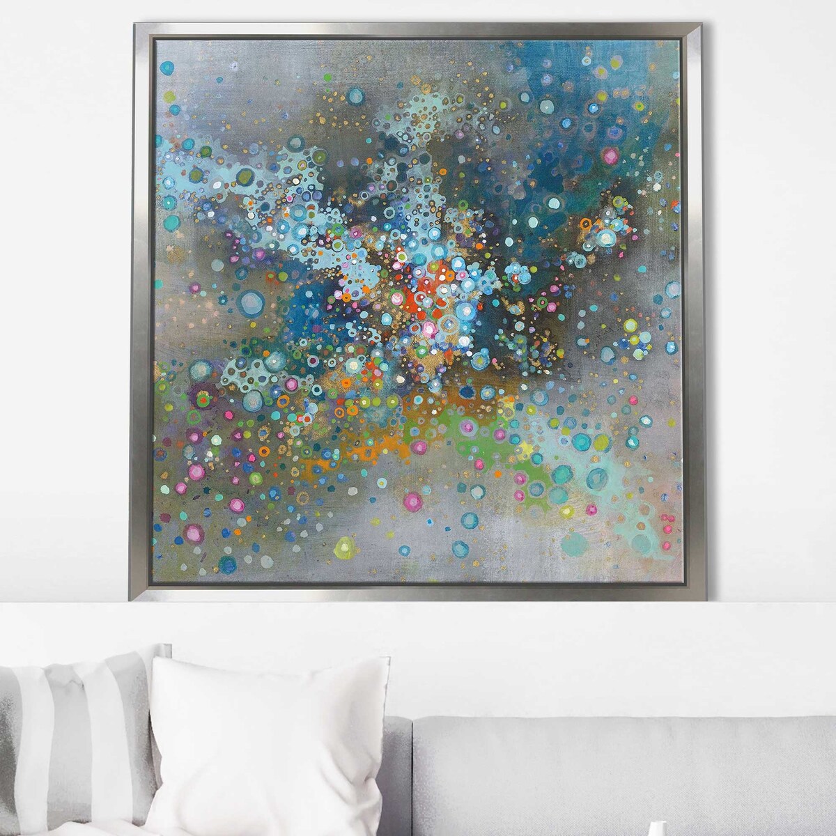 Stunning Andromeda Galaxy Print on Premium Floating Canvas - Perfect for Home Decor, Office Wall Art & Gift Ideas
