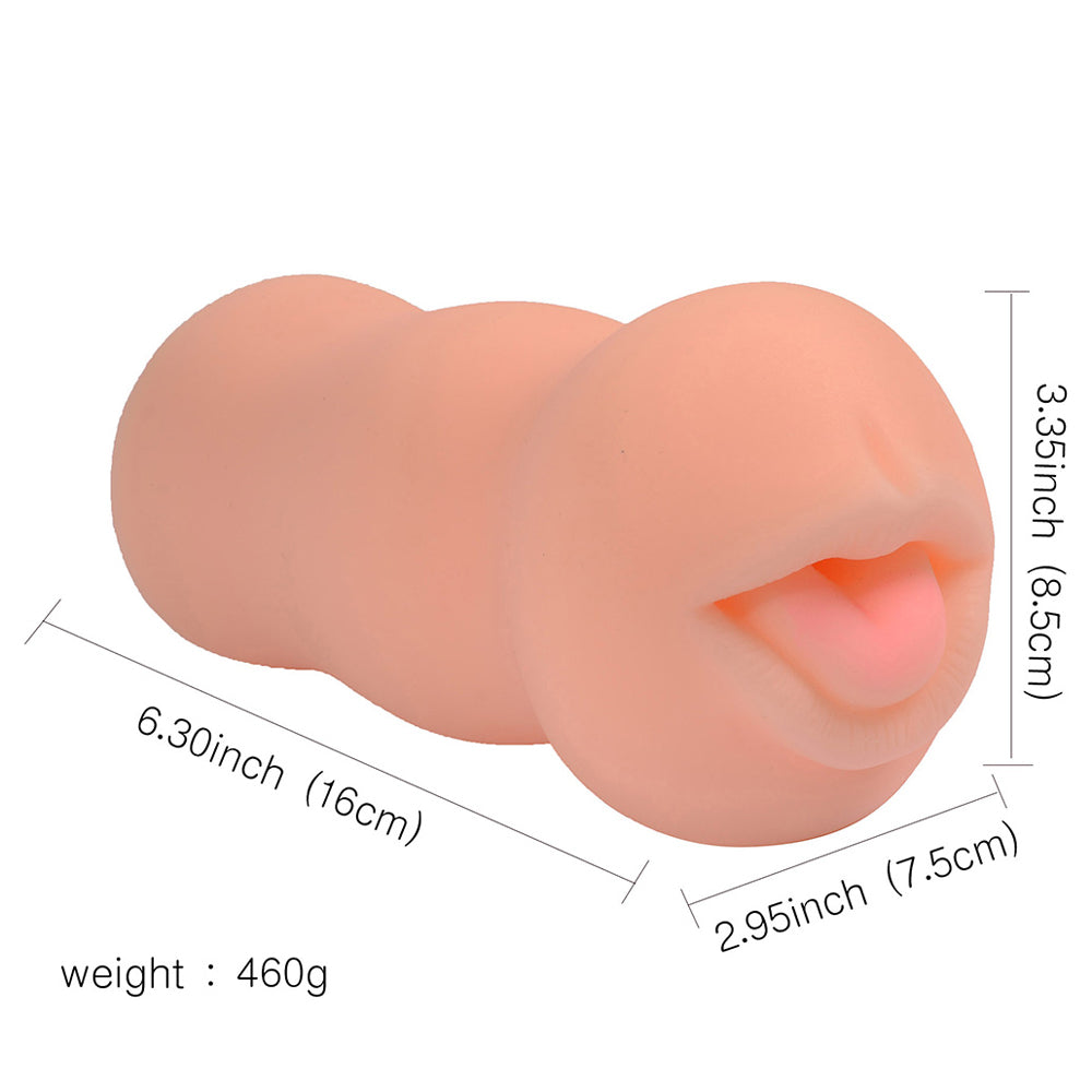 Geisha Sexy Oral Masturbator for Men - Realistic Blowjob Simulator with Suction & Vibration - Perfect for Solo Play & Couples Fun