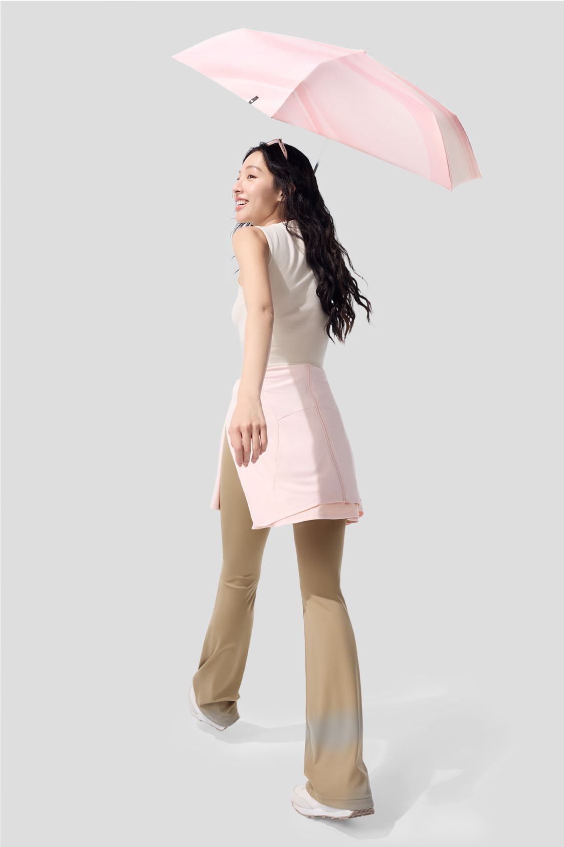 Dual 3 Fold Umbrella for Sun & Rain Protection - Compact Travel Umbrella for Men & Women - Perfect for Outdoor Activities, Commuting, and Beach Trips