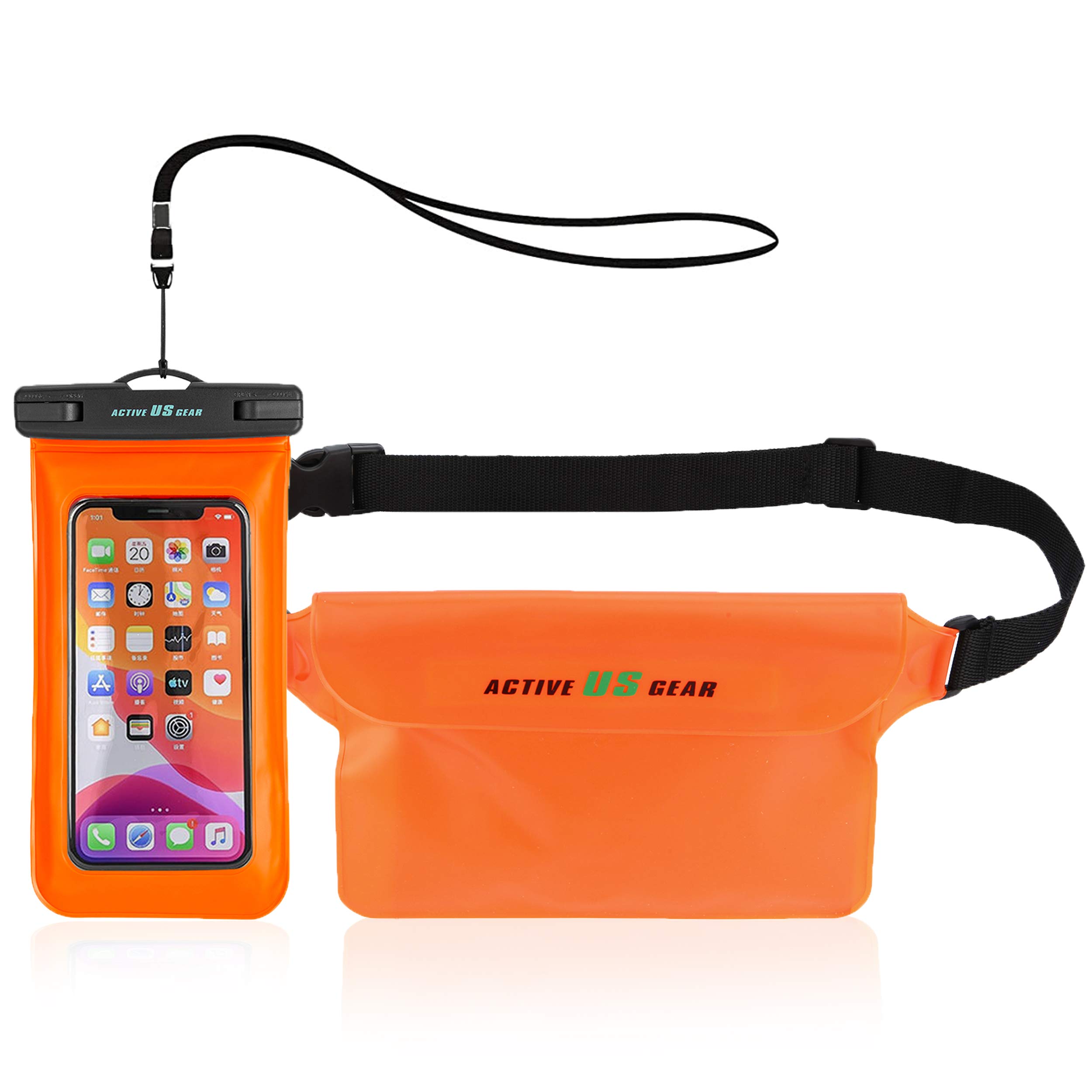 Waterproof Dry Bag with Phone Pouch & Waist Strap 5L/10L/20L/30L - Outdoor Gear for Kayaking, Swimming, Rafting, Boating, Beach, Camping, Fishing, Hiking, Snorkeling | Keep Essentials Safe in Water Sports & Travel Adventures