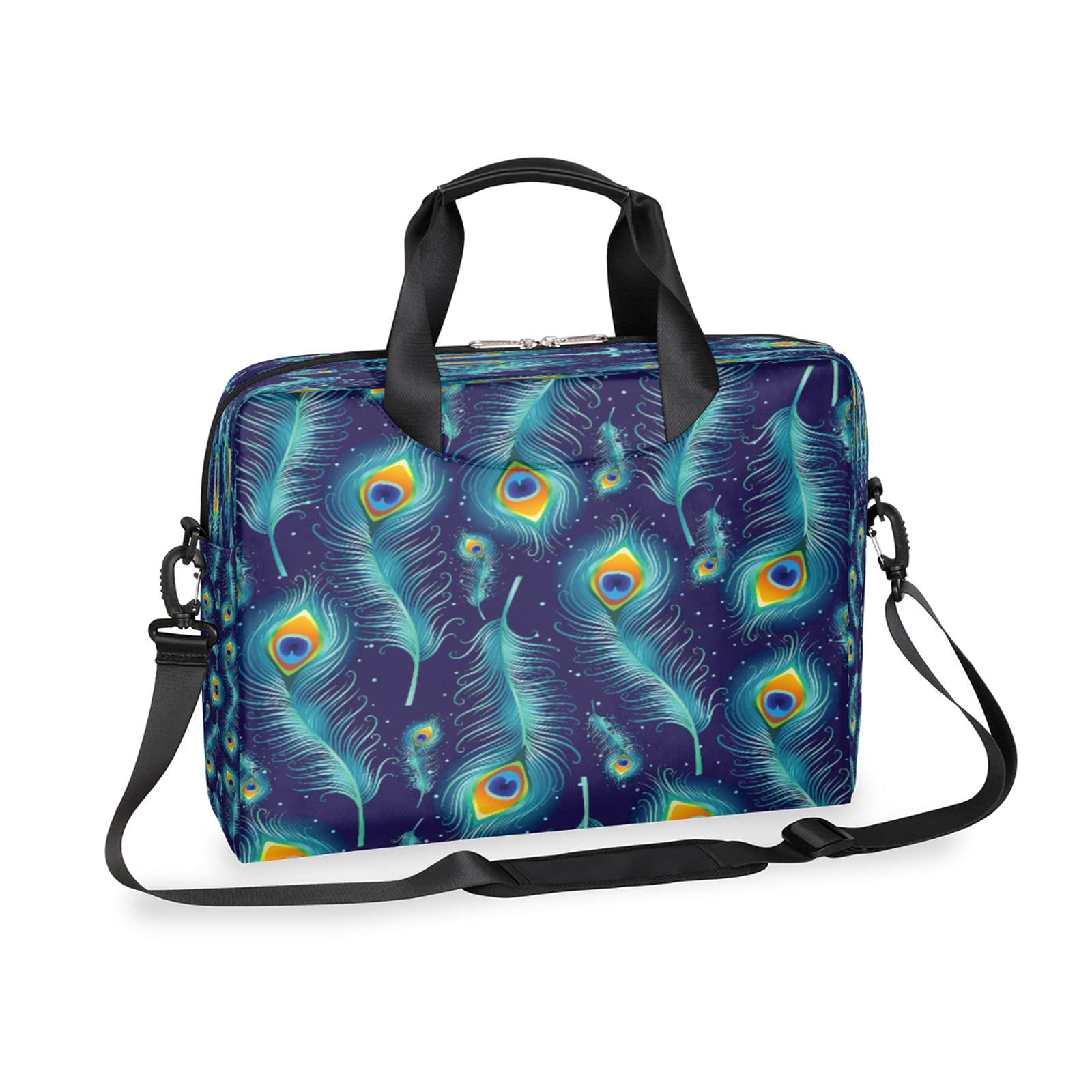 16'' Laptop Briefcase with Shoulder Straps & Handle - Durable Laptop Sleeve Case for Work, Travel, and Business Meetings