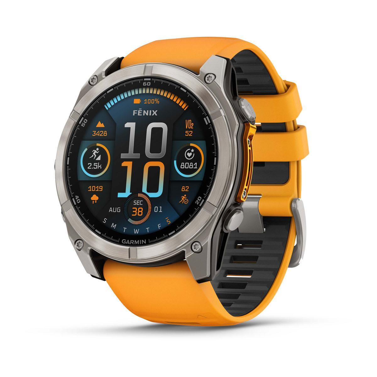 Garmin Fenix 8 GPS Smartwatch with Dive Computer - Multisport Watch for Hiking, Running, Swimming & Scuba Diving