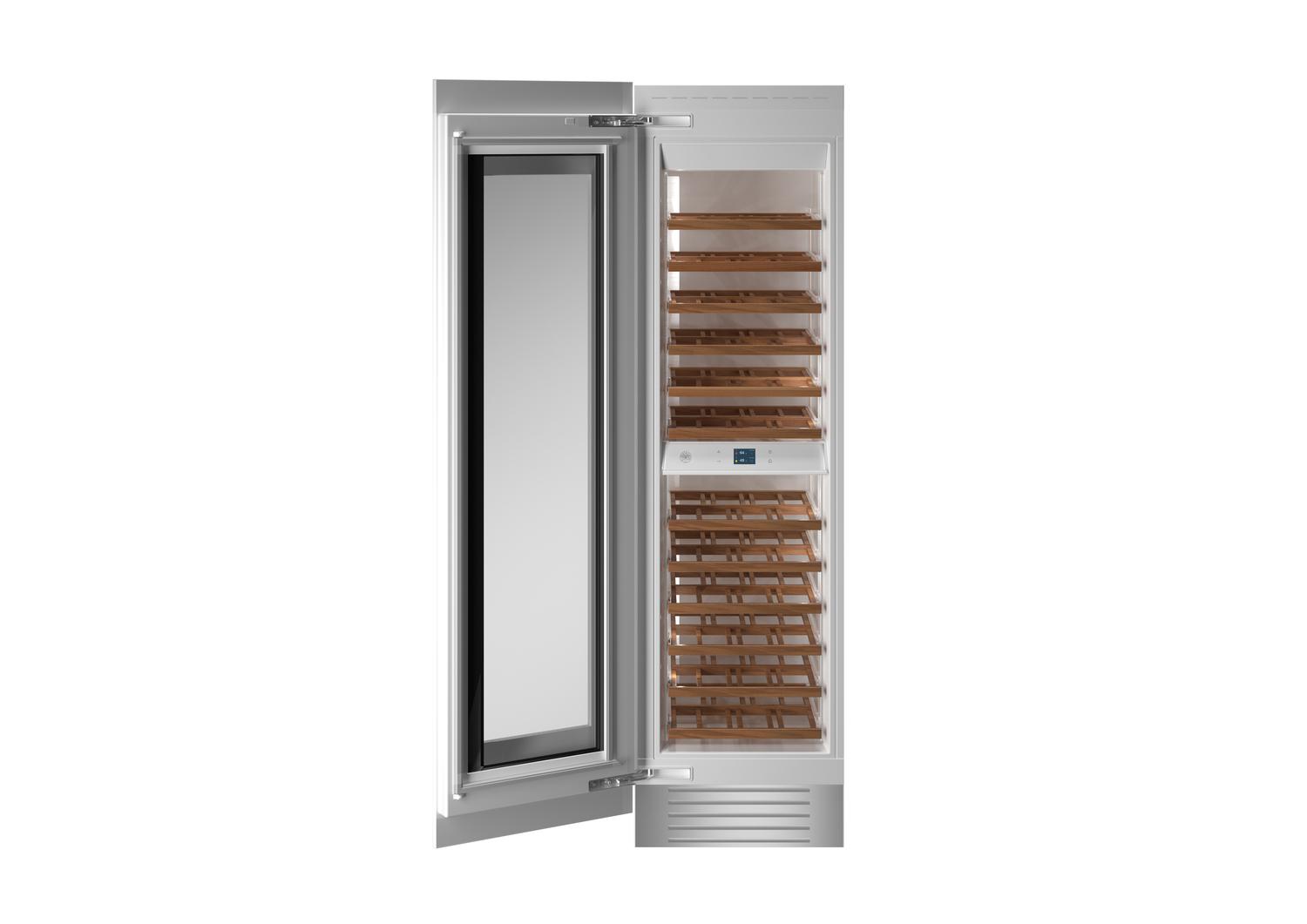 Bertazzoni REF24WCPRL23 24 Inch Built-In Wine Cooler Column - Panel Ready Left Hinge Design for Seamless Kitchen Integration | Perfect for Wine Storage in Home Bars, Restaurants, and Entertaining Spaces