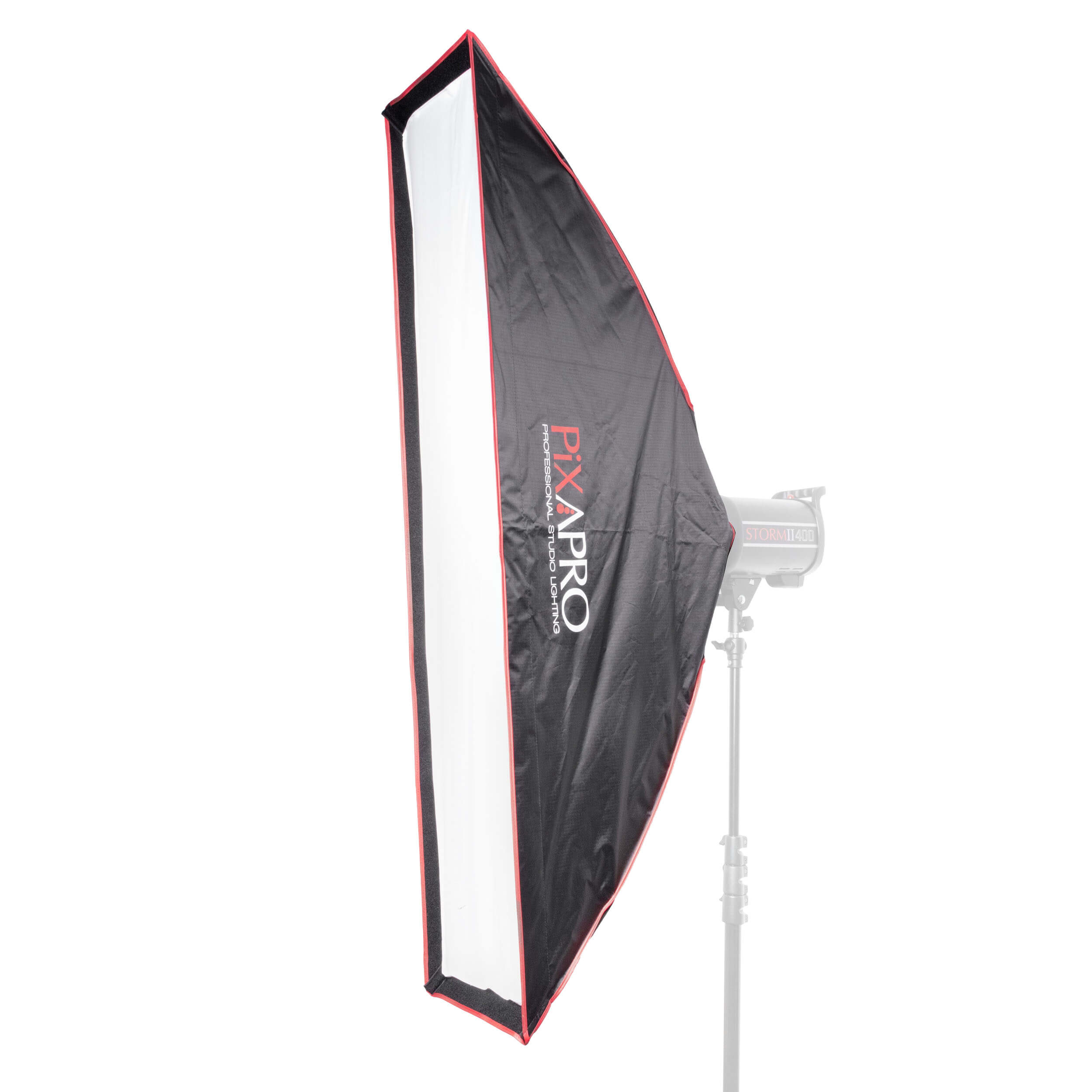 30x140cm (11.8x55.1in) Quick Install Strip Softbox with 4cm Honeycomb Grid - Perfect for Product Photography, YouTube Videos & Studio Lighting