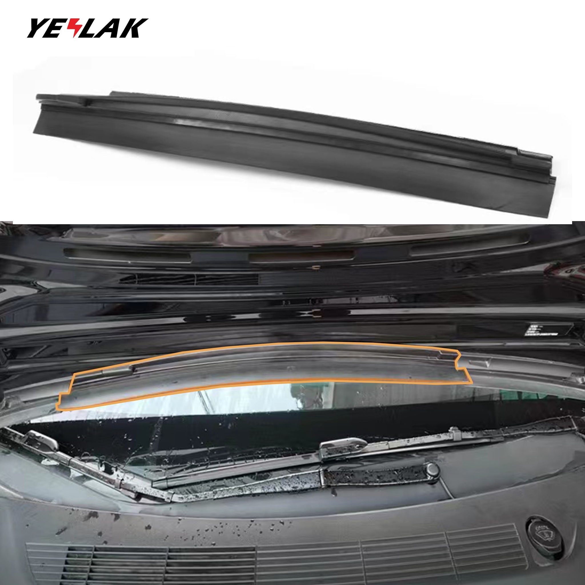 Premium Front Trunk Weather Seal for Tesla Model 3 (2017-2023) - Waterproof Rubber Gasket, Dust Protection, Noise Reduction - Perfect for All-Weather Protection & Car Storage